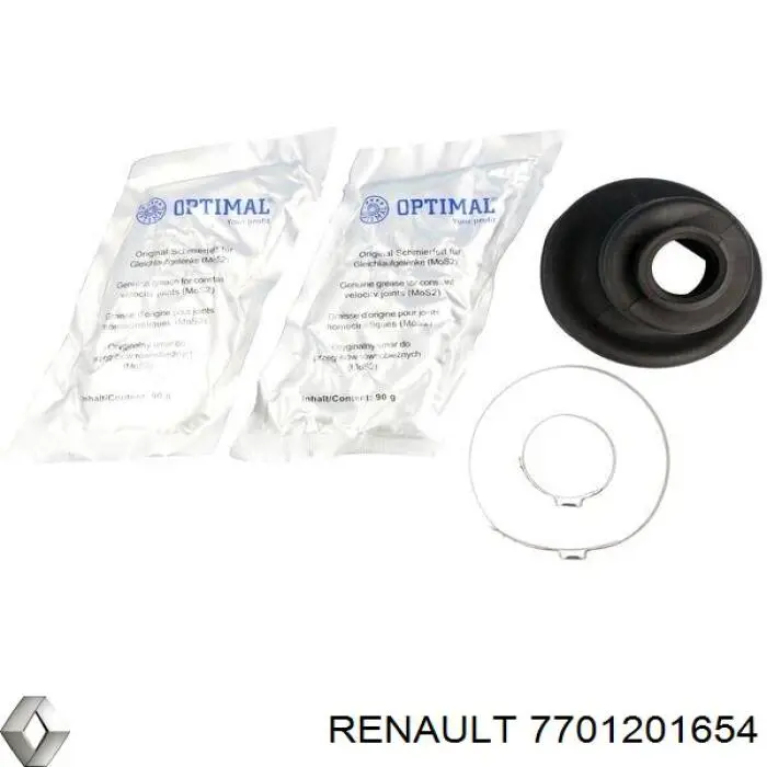Купити 7701201654 Renault (RVI) Пильник шарніра кутових швидкостей внутрішній передній