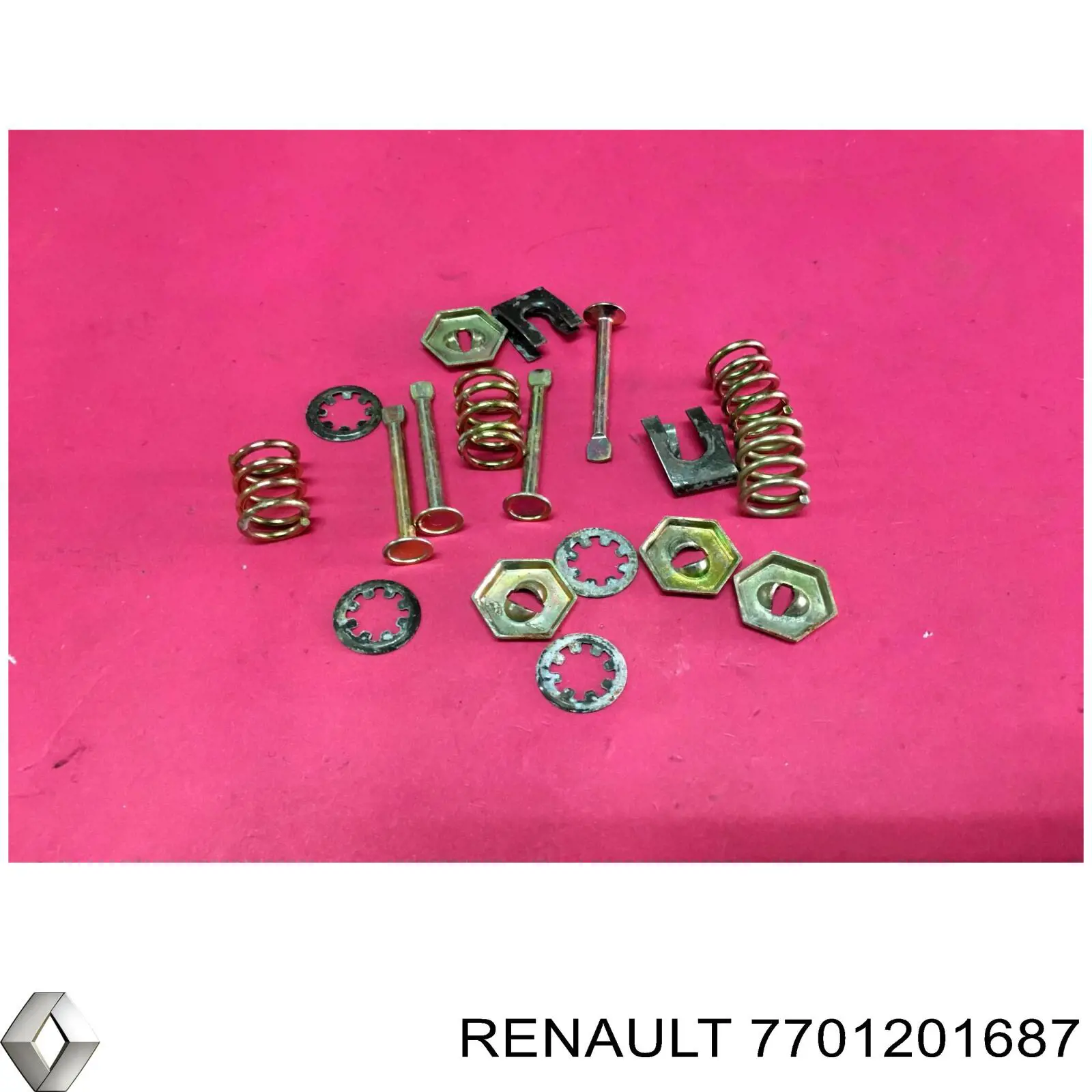7701201687 Renault (RVI) монтажний комплект задніх барабанних колодок