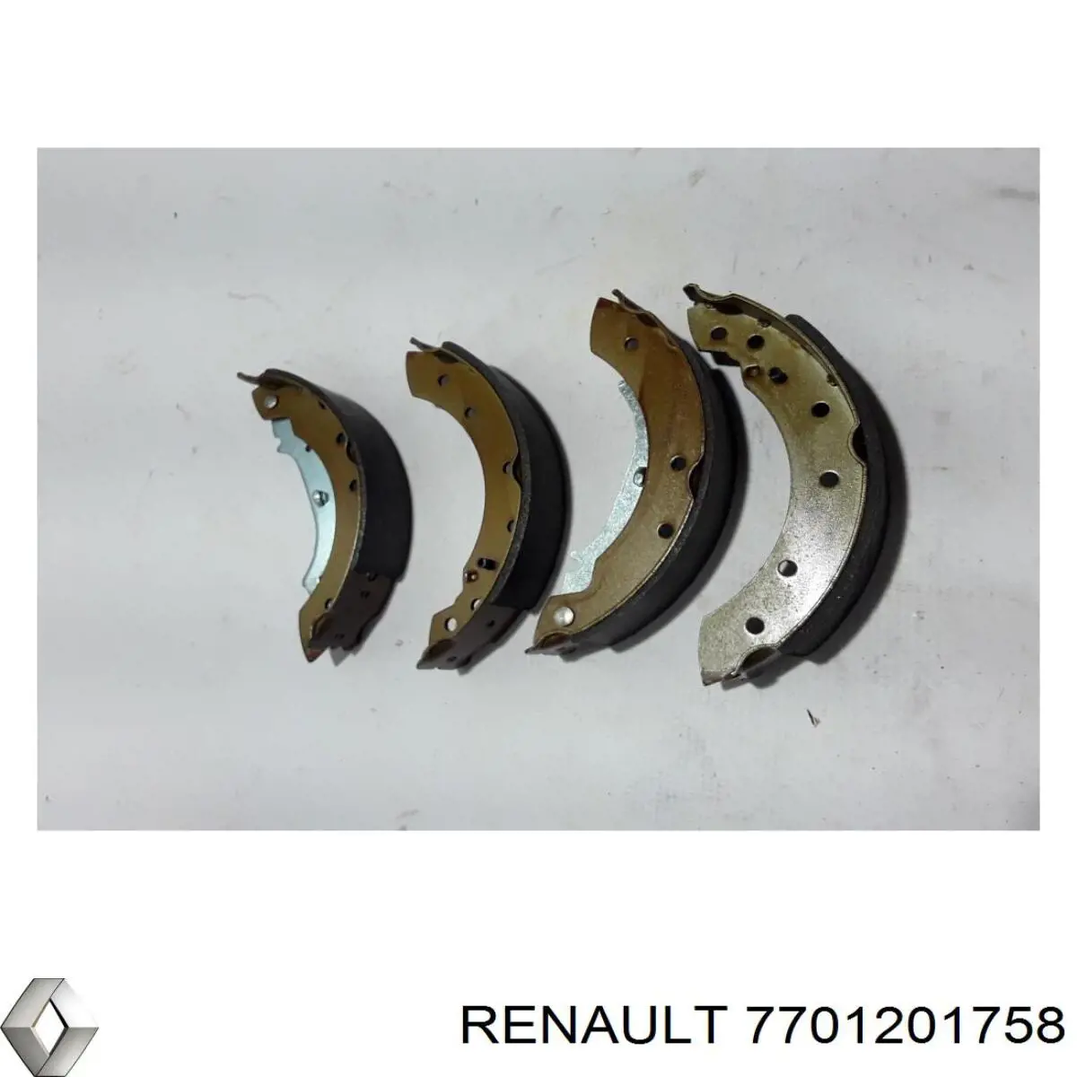 Колодки гальмові задні, барабанні Renault (RVI) 7701201758 ціна, від 18.48 USD