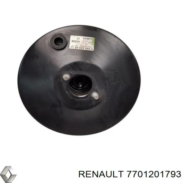 7701201793 Renault (RVI) Штуцер вакуумного підсилювача гальм