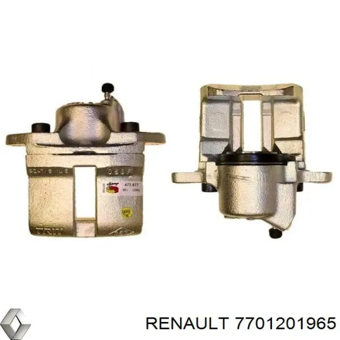 Супорт гальмівний передній лівий Renault (RVI) 7701201965 ціна, від 37.02 USD