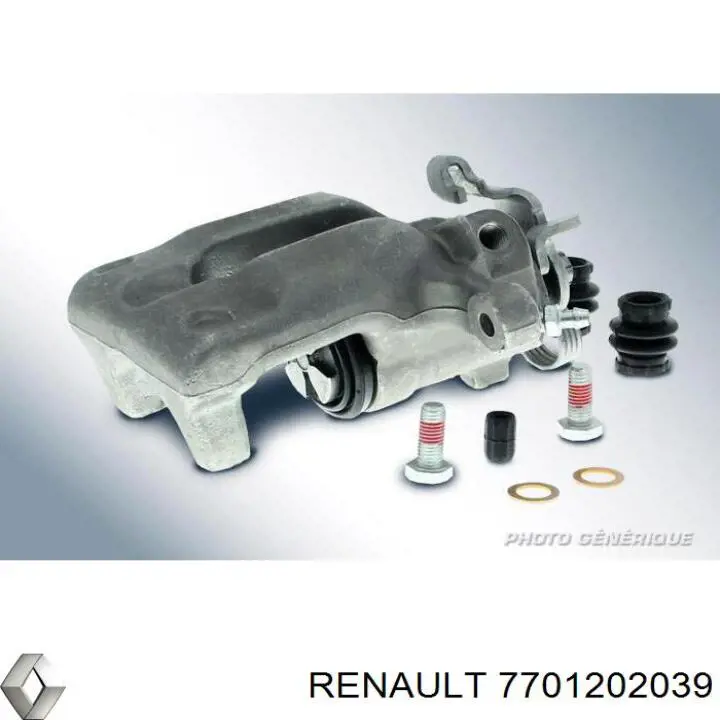 Супорт гальмівний передній правий Renault (RVI) 7701202039 ціна, від 58.40 USD
