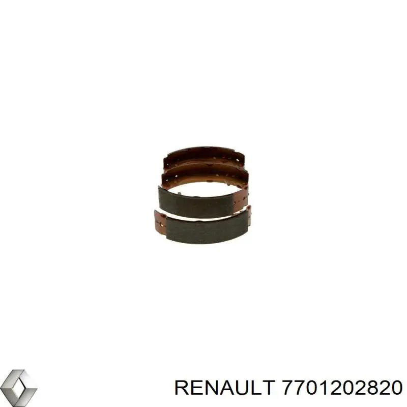 Колодки гальмові задні, барабанні Renault (RVI) 7701202820 ціна, від 16.69 USD