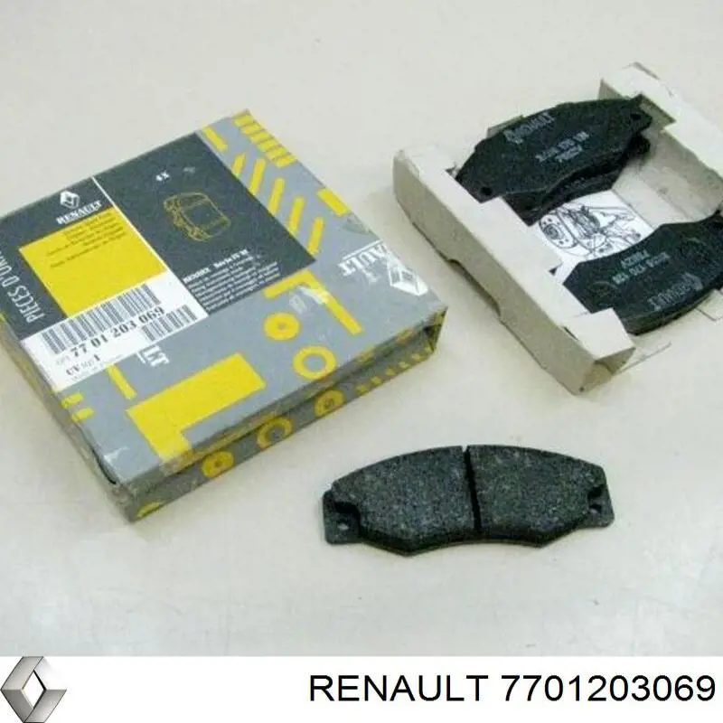 7701203069 Renault (RVI) Передні гальмівні колодки