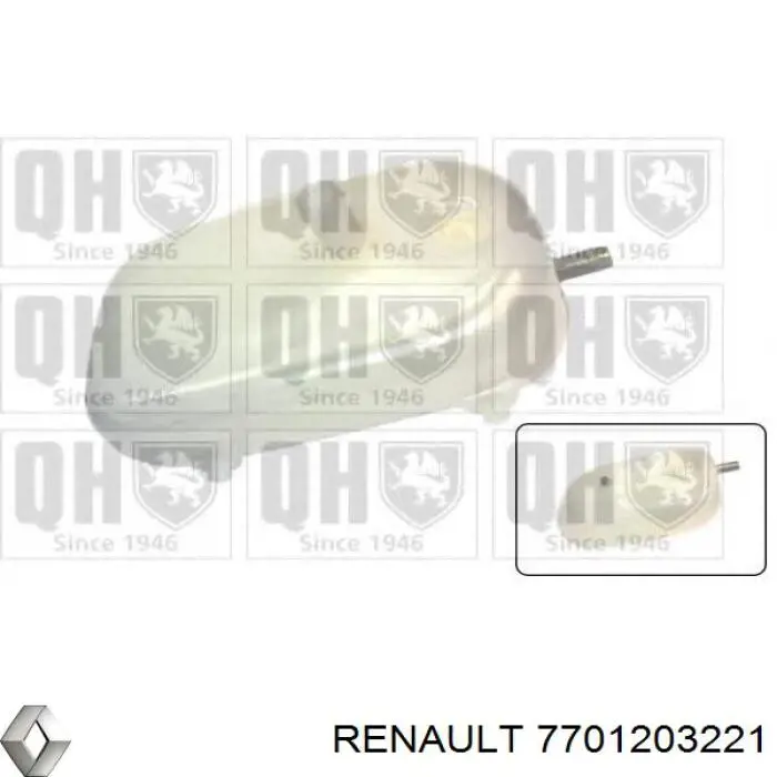 Бачок системи охолодження, розширювальний 7701203221 Renault (RVI)