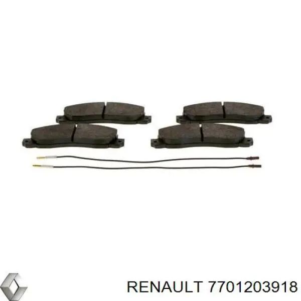 Гальмівні колодки Renault (RVI) 7701203918 ціна, від 21.39 USD
