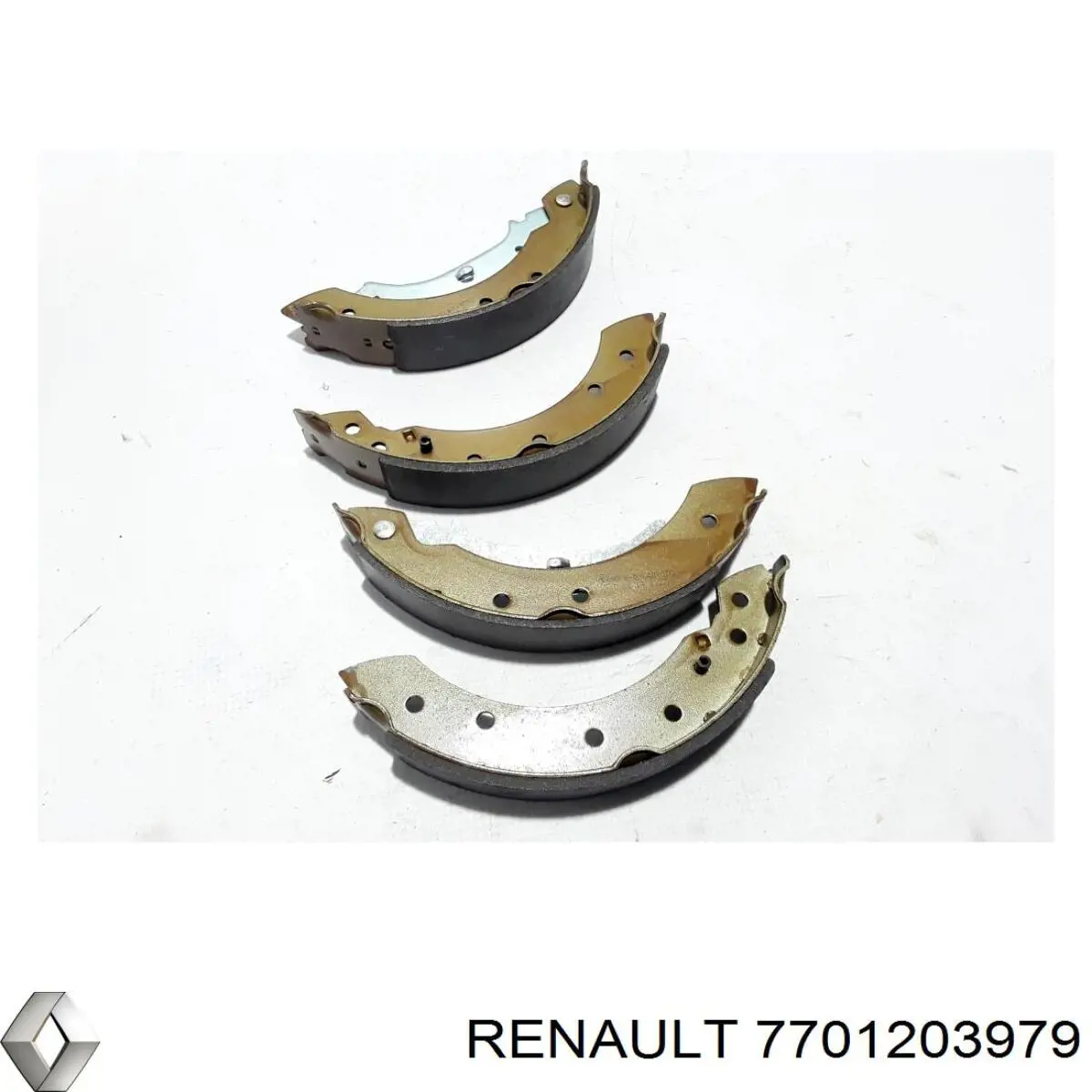 Колодки гальмові задні, барабанні 7701203979 Renault (RVI)