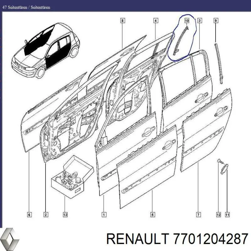 7701204287 Renault (RVI) Дискові гальма