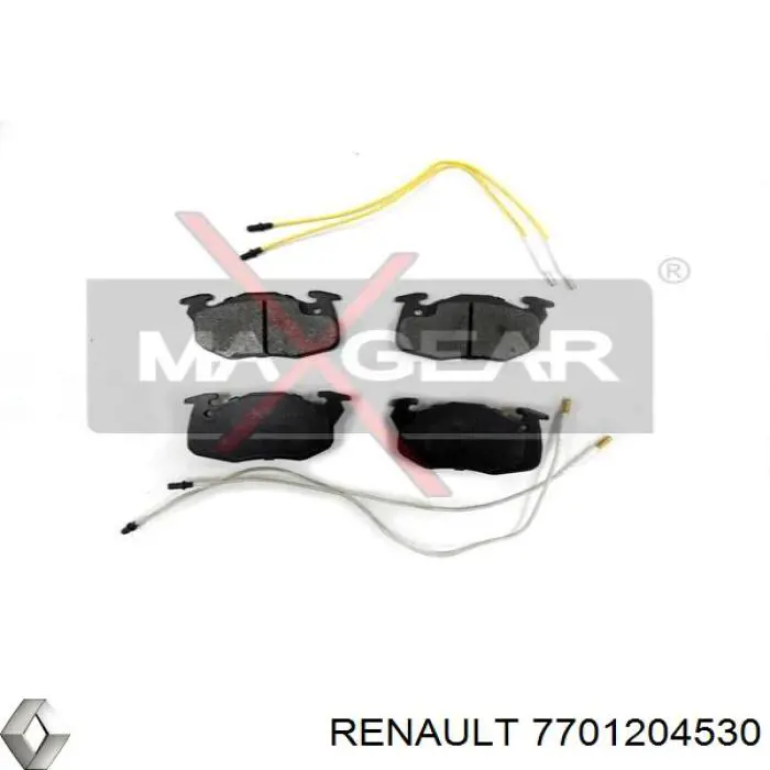 Гальмівні колодки Renault (RVI) 7701204530 ціна, від 14.92 USD