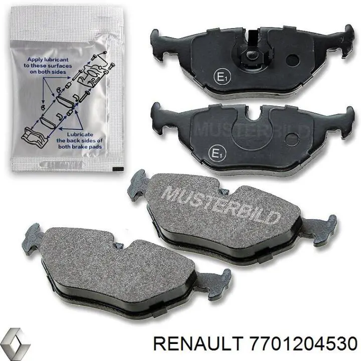 Купити 7701204530 Renault (RVI) Колодки гальмівні передні, дискові