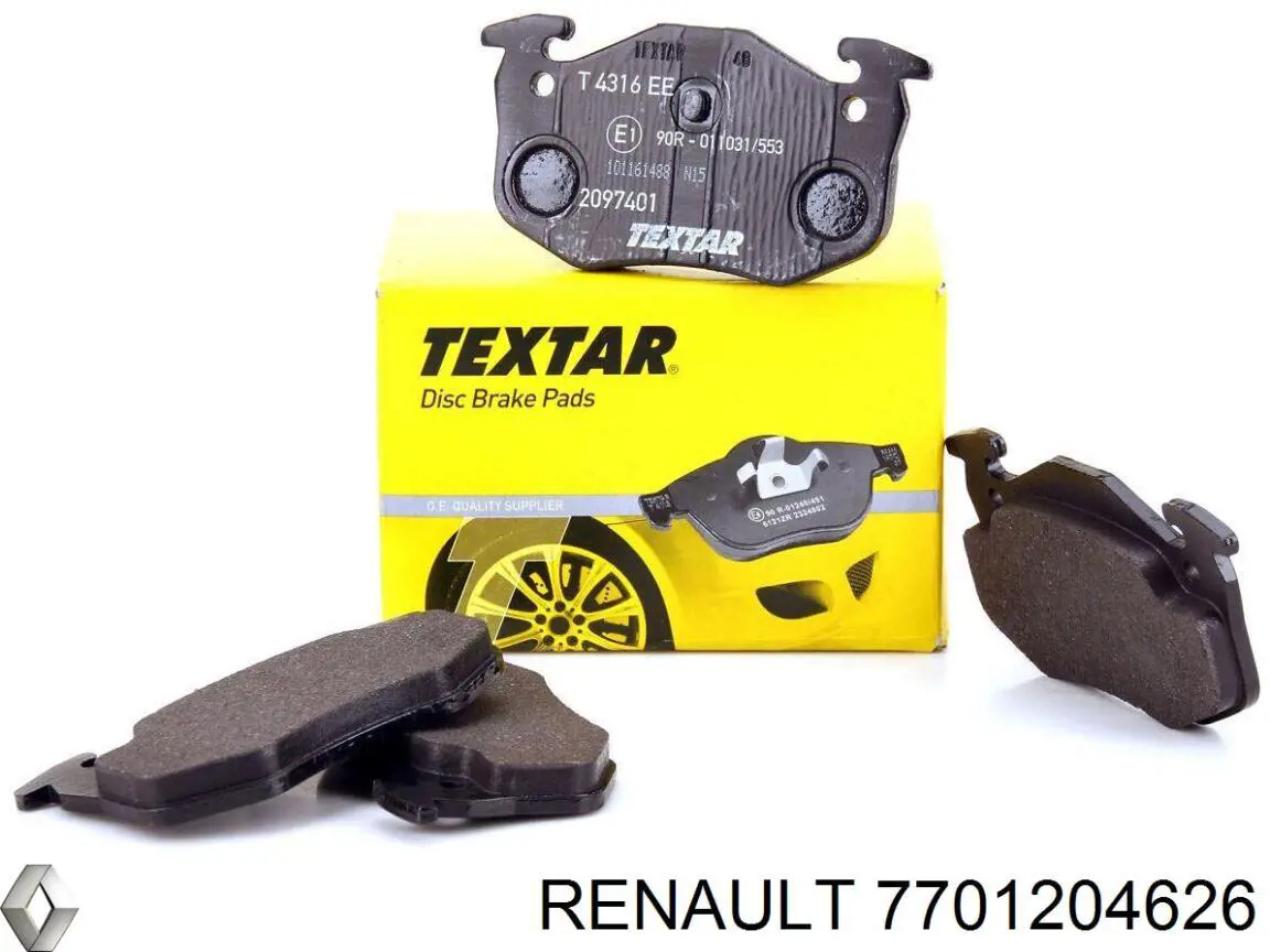 Купити 7701204626 Renault (RVI) Задні колодки
