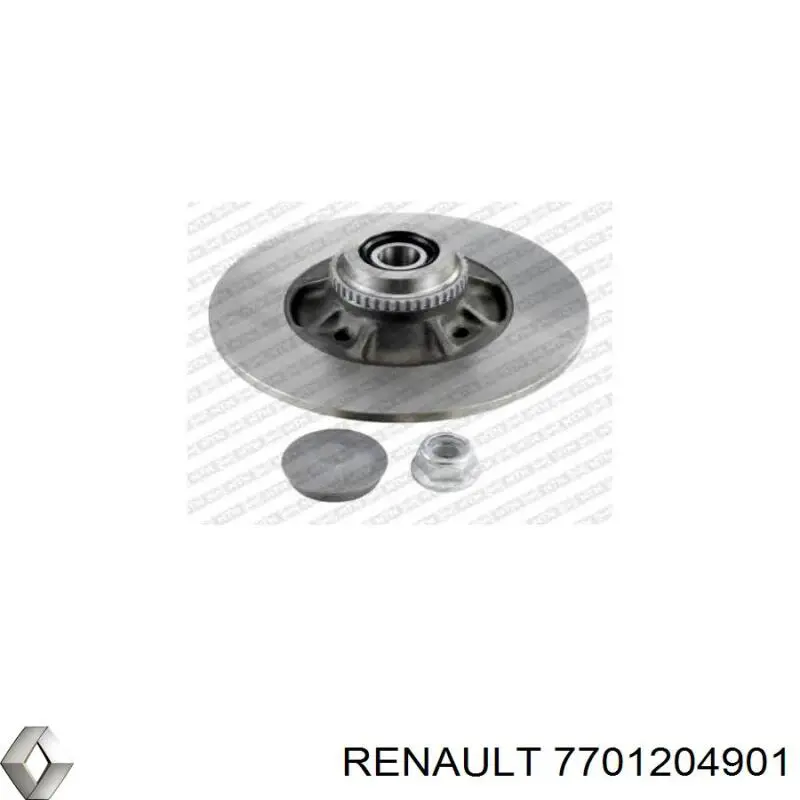 Гальмівні диски 7701204901 Renault (RVI)