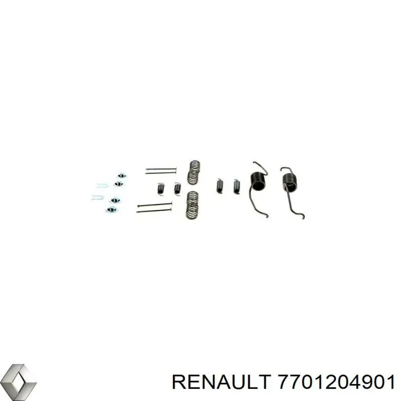 Диск гальмівний задній Renault (RVI) 7701204901