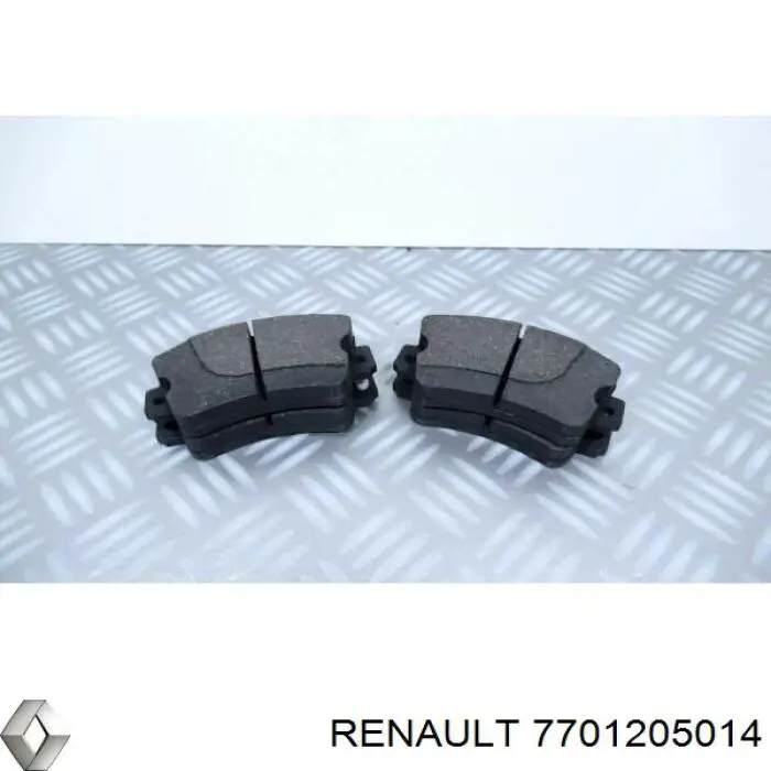 7701205014 Renault (RVI) Передні гальмівні колодки