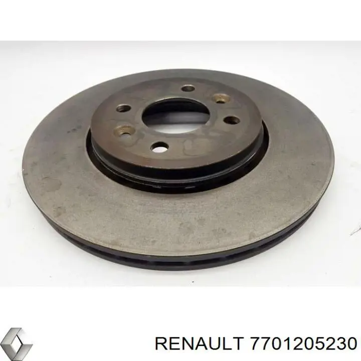 Диск переднього гальма Renault (RVI) 7701205230 ціна, від 37.48 USD
