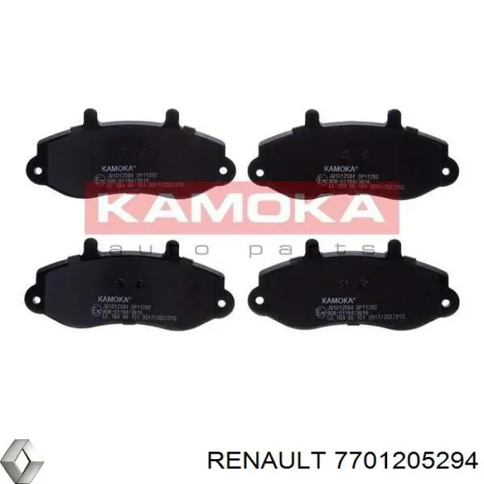 7701205294 Renault (RVI) Передні гальмівні колодки