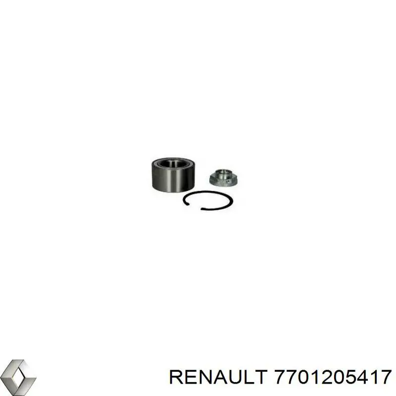 Підшипник маточини задньої Renault (RVI) 7701205417 ціна, від 27.48 USD