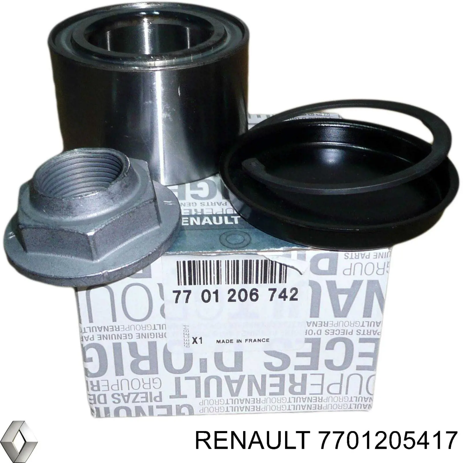 Купити 7701205417 Renault (RVI) Підшипник задньої ступиці
