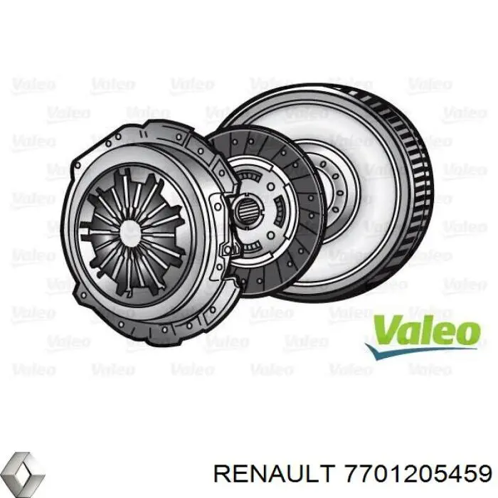 Купити 7701205459 Renault (RVI) Маховик із зубчастим ободом в зборі