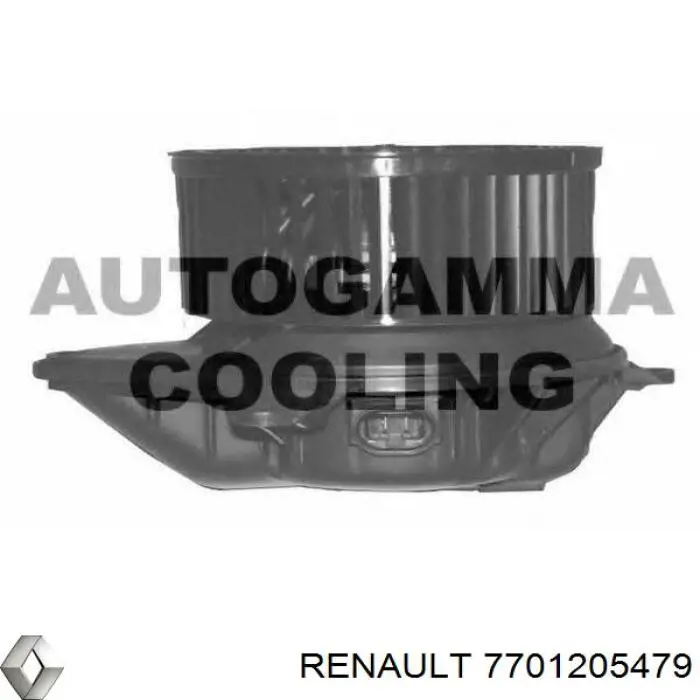 Двигун вентилятора пічки (обігрівача салону) Renault (RVI) 7701205479 ціна, від 56.55 USD