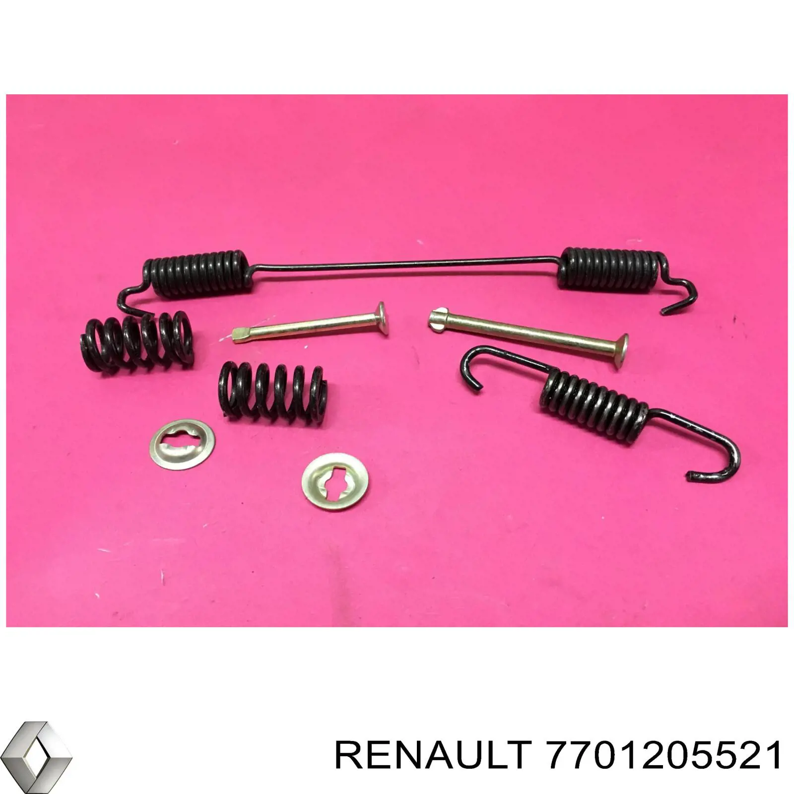 Купити 7701205521 Renault (RVI) Монтажний комплект задніх барабанних колодок