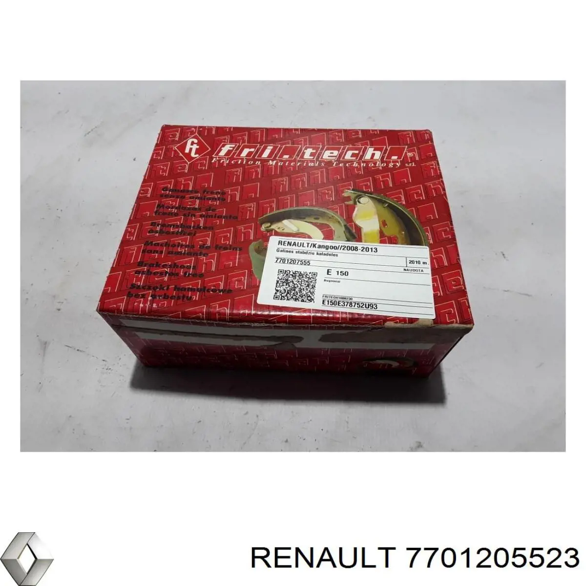 Гальма робочі задні ножні і гальмівні барабани Renault (RVI) 7701205523