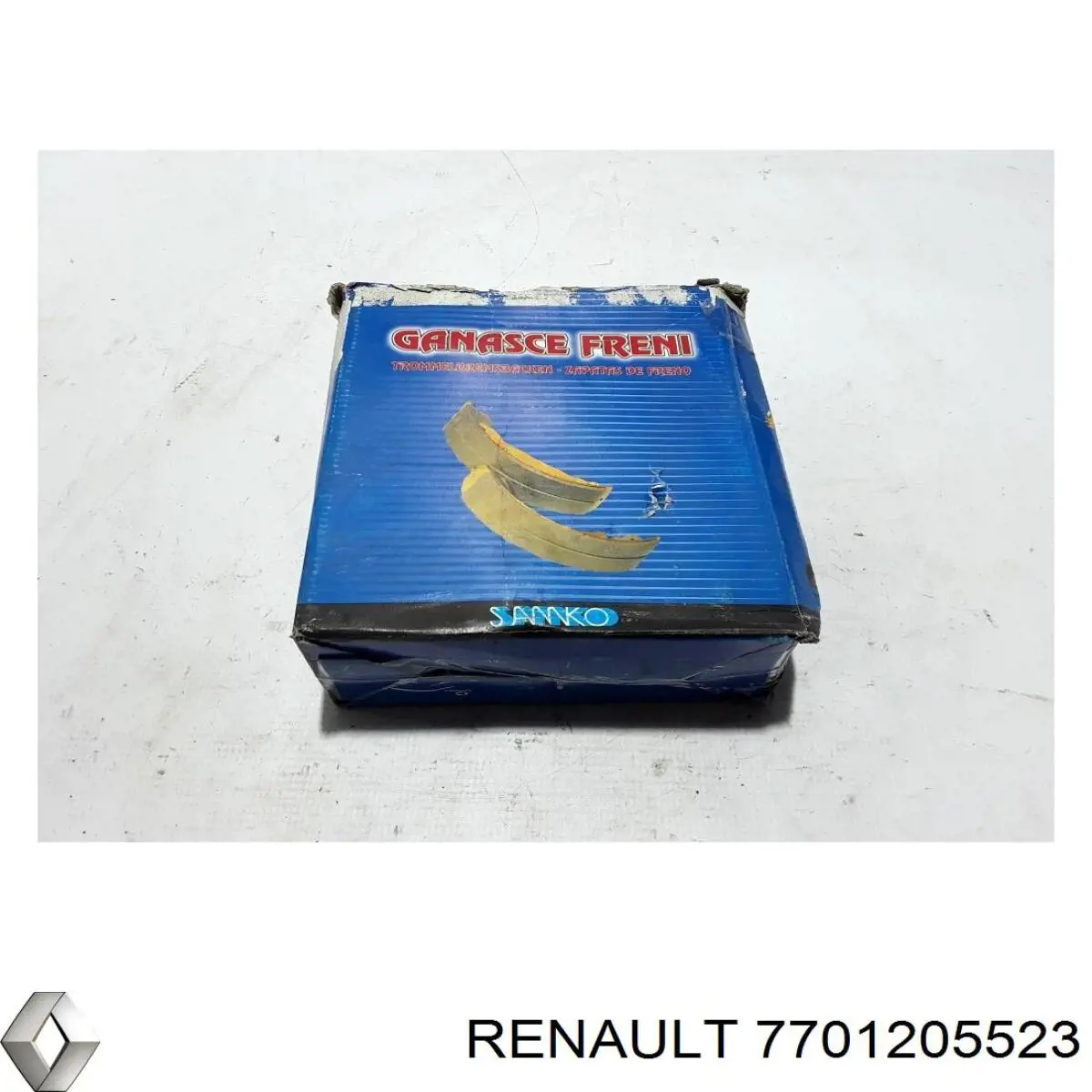 7701205523 Renault (RVI) Колодки гальмівні задні, барабанні