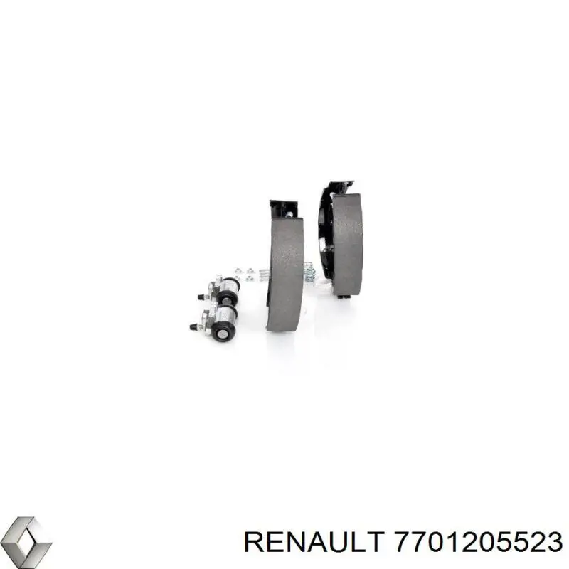 Колодки гальмові задні, барабанні Renault (RVI) 7701205523 ціна, від 19.94 USD