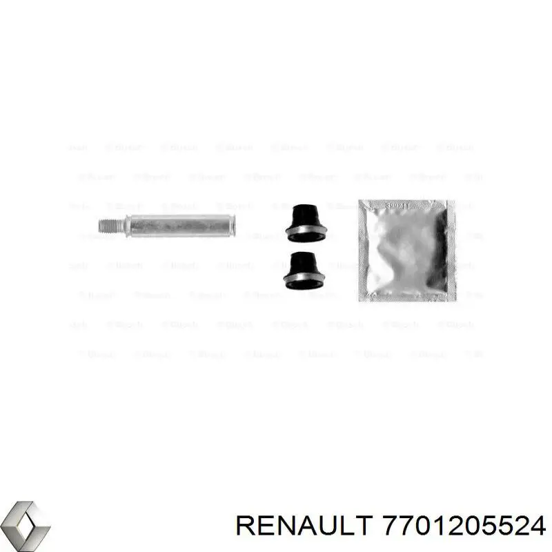 7701205524 Renault (RVI) Монтажний комплект задніх барабанних колодок