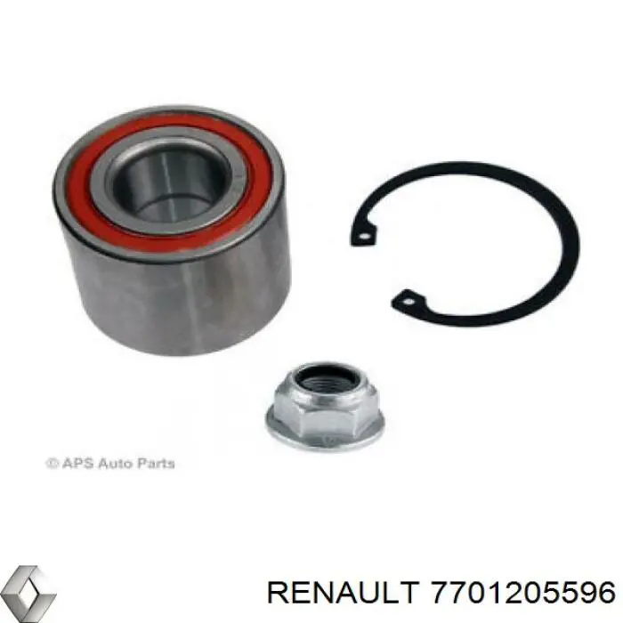 Купити 7701205596 Renault (RVI) Підшипник задньої ступиці