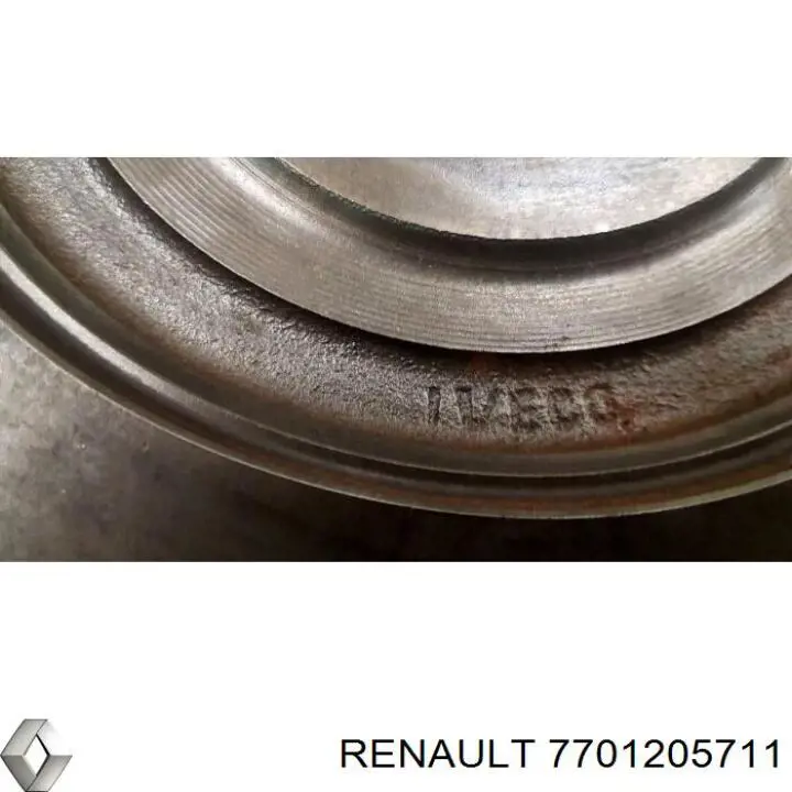 Маховик 7701205711 Renault (RVI)