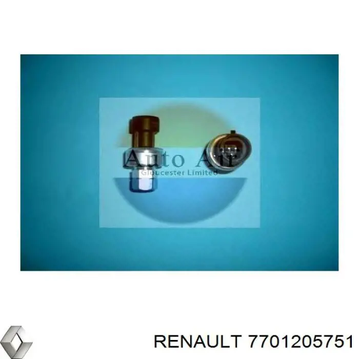 Датчик тиску кондиціонера 7701205751 Renault (RVI)