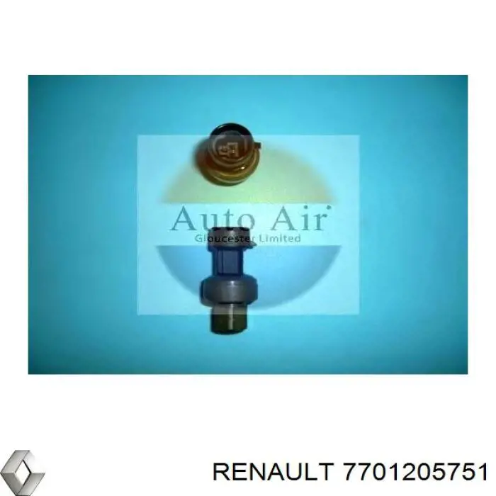 Клапан тиску кондиціонера Renault (RVI) 7701205751