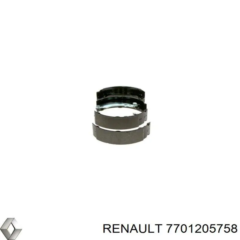 Купити 7701205758 Renault (RVI) Колодки гальмові задні, барабанні