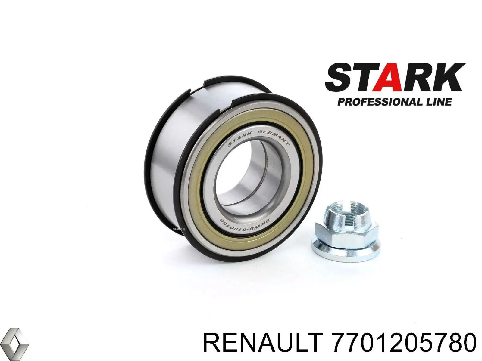 Комплект підшипник маточини передньої Renault (RVI) 7701205780 ціна, від 18.40 USD