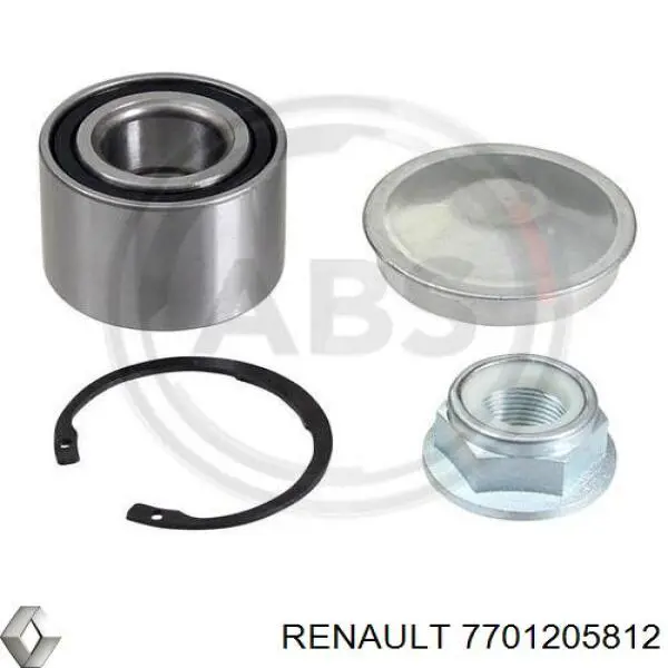 Підшипник задньої ступиці 7701205812 Renault (RVI)