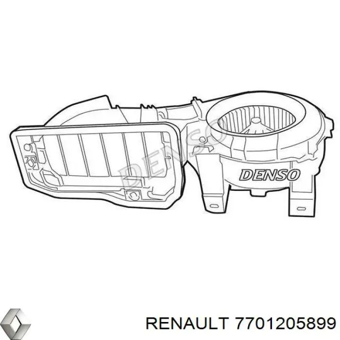 7701205899 Renault (RVI) Електромотор пічки