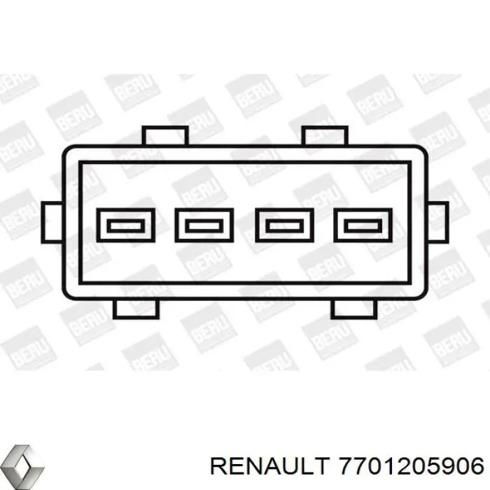 Купити 7701205906 Renault (RVI) Котушка запалювання