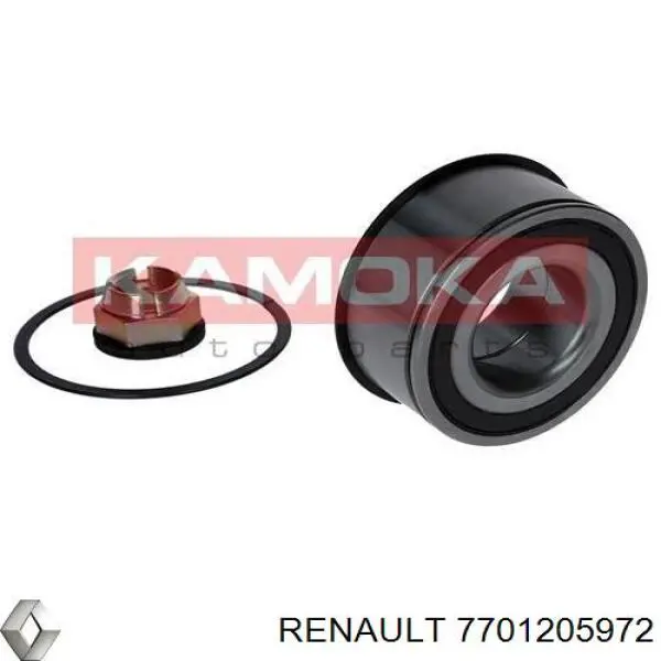 Комплект підшипник маточини передньої Renault (RVI) 7701205972 ціна, від 27.84 USD