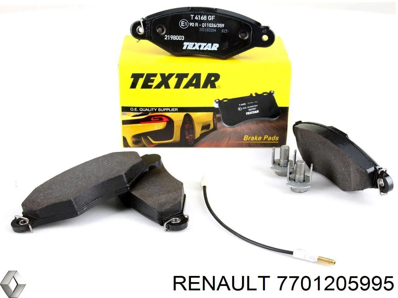 Гальмівні колодки Renault (RVI) 7701205995 ціна, від 18.60 USD
