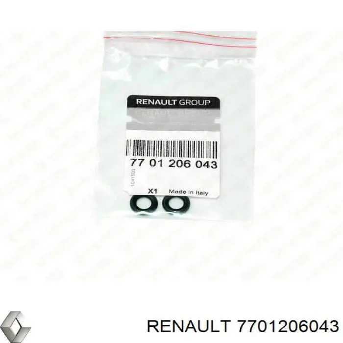 Ущільнююче кільце форсунок інжектора Renault (RVI) 7701206043 ціна, від 13.48 USD