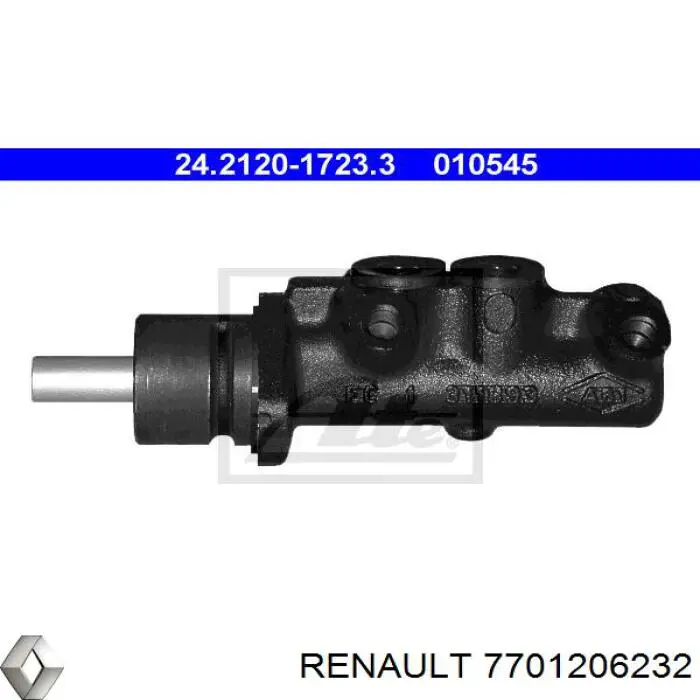 Циліндр головний гальма (Гідротормоз) Renault (RVI) 7701206232 ціна, від 32.59 USD
