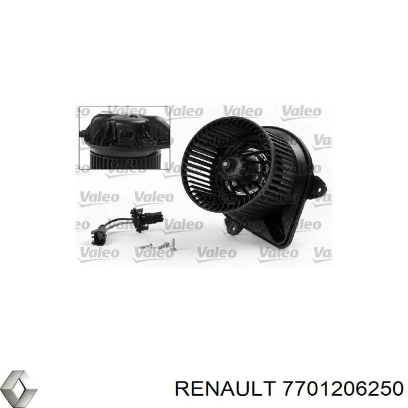 7701206250 Renault (RVI) Електромотор пічки