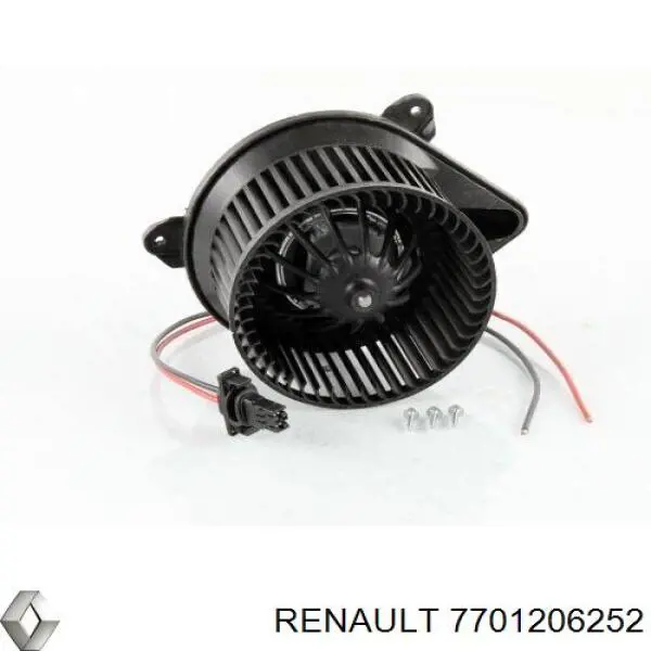 Двигун вентилятора пічки (обігрівача салону) Renault (RVI) 7701206252 ціна, від 56.55 USD