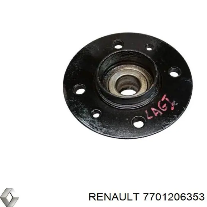 Маточини задніх коліс Renault (RVI) 7701206353 ціна, від 62.12 USD