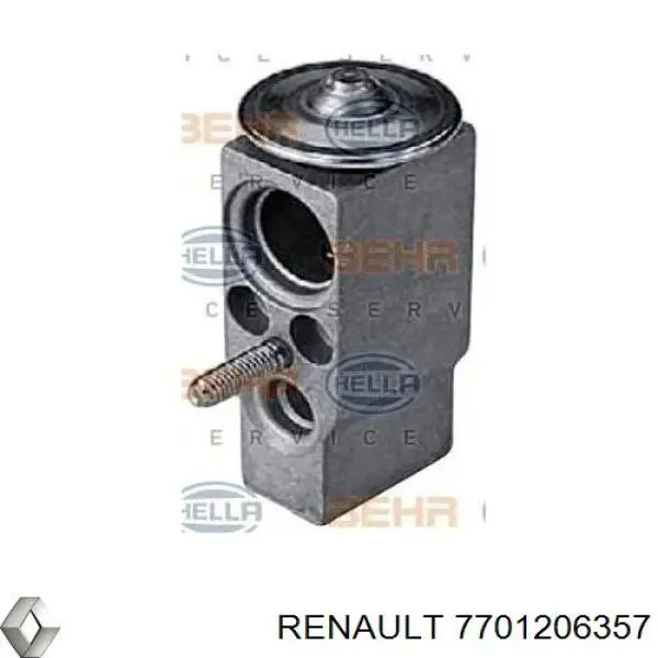 Клапан TRV, кондиціонера Renault (RVI) 7701206357 ціна, від 30.60 USD