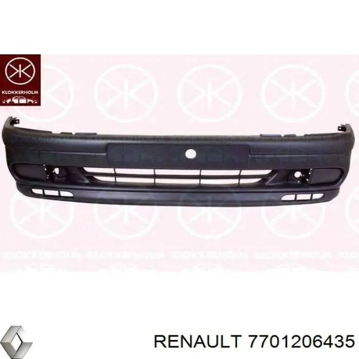 7701206435 Renault (RVI) накладка бампера переднього