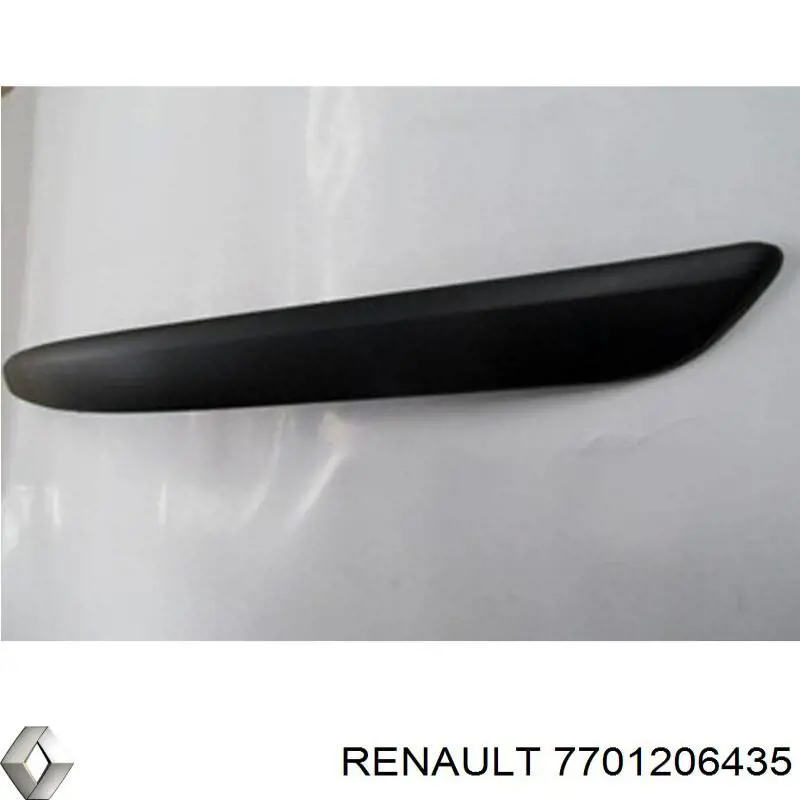 Купити 7701206435 Renault (RVI) Накладка бампера переднього