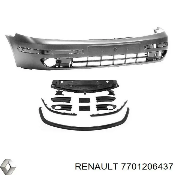 7701206437 Renault (RVI) Заглушка протитуманной фари