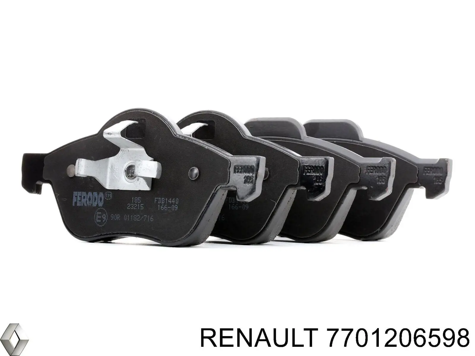 Гальмівні колодки Renault (RVI) 7701206598 ціна, від 22.95 USD